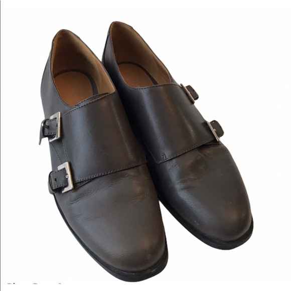 Nine West Toastie Leather Buckle Detail Loafers 6M - Picture 1 of 7